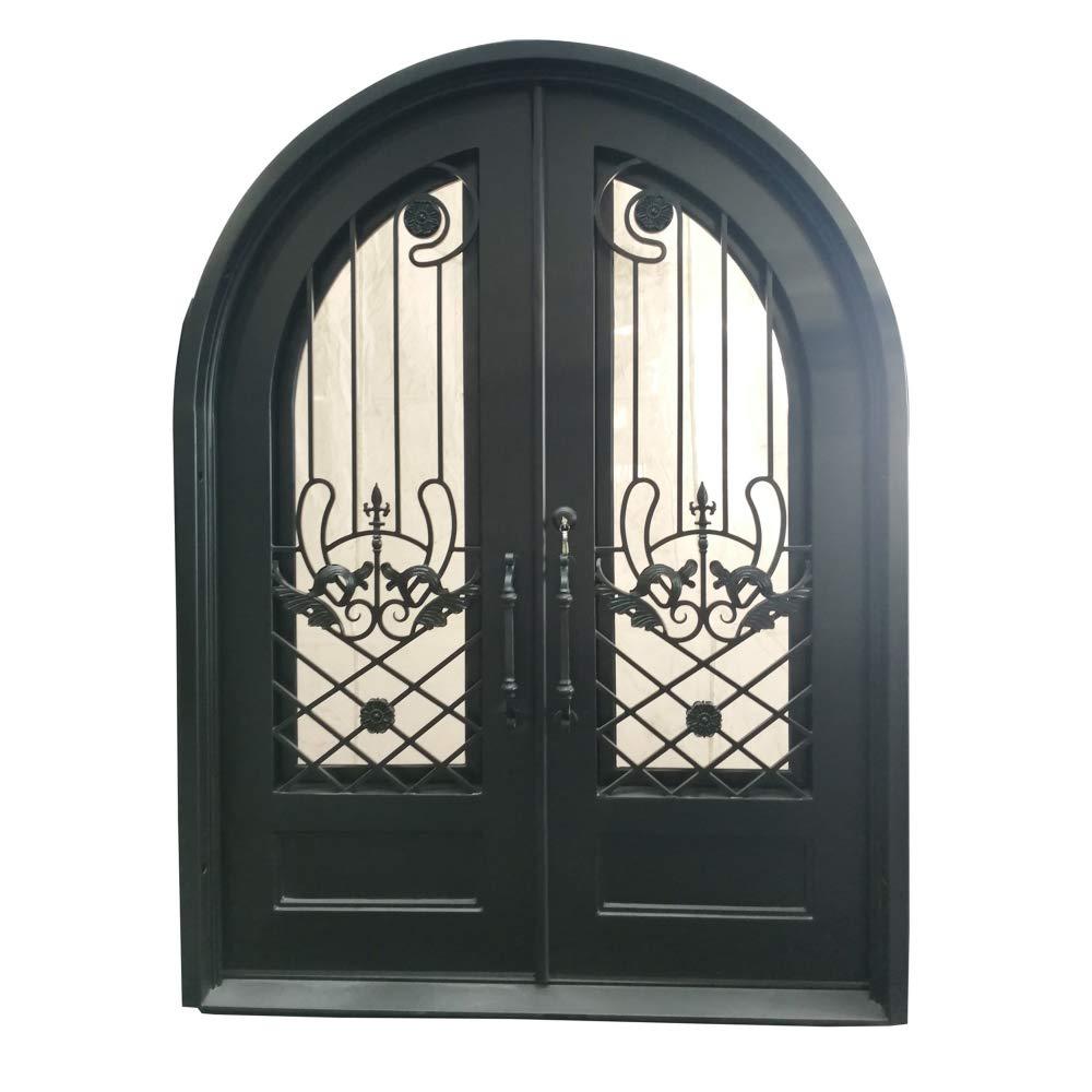 Double Door Iron Doors Front Doors The Home Depot