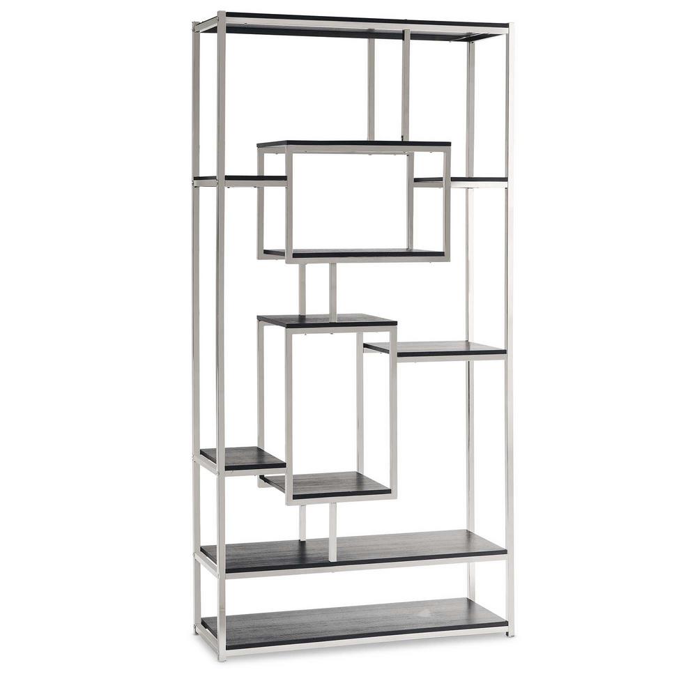 Picket House Furnishings Harper Chrome Modern Bookcase Cez100bse Picket House Furnishings Harper Chrome Modern Bookcase