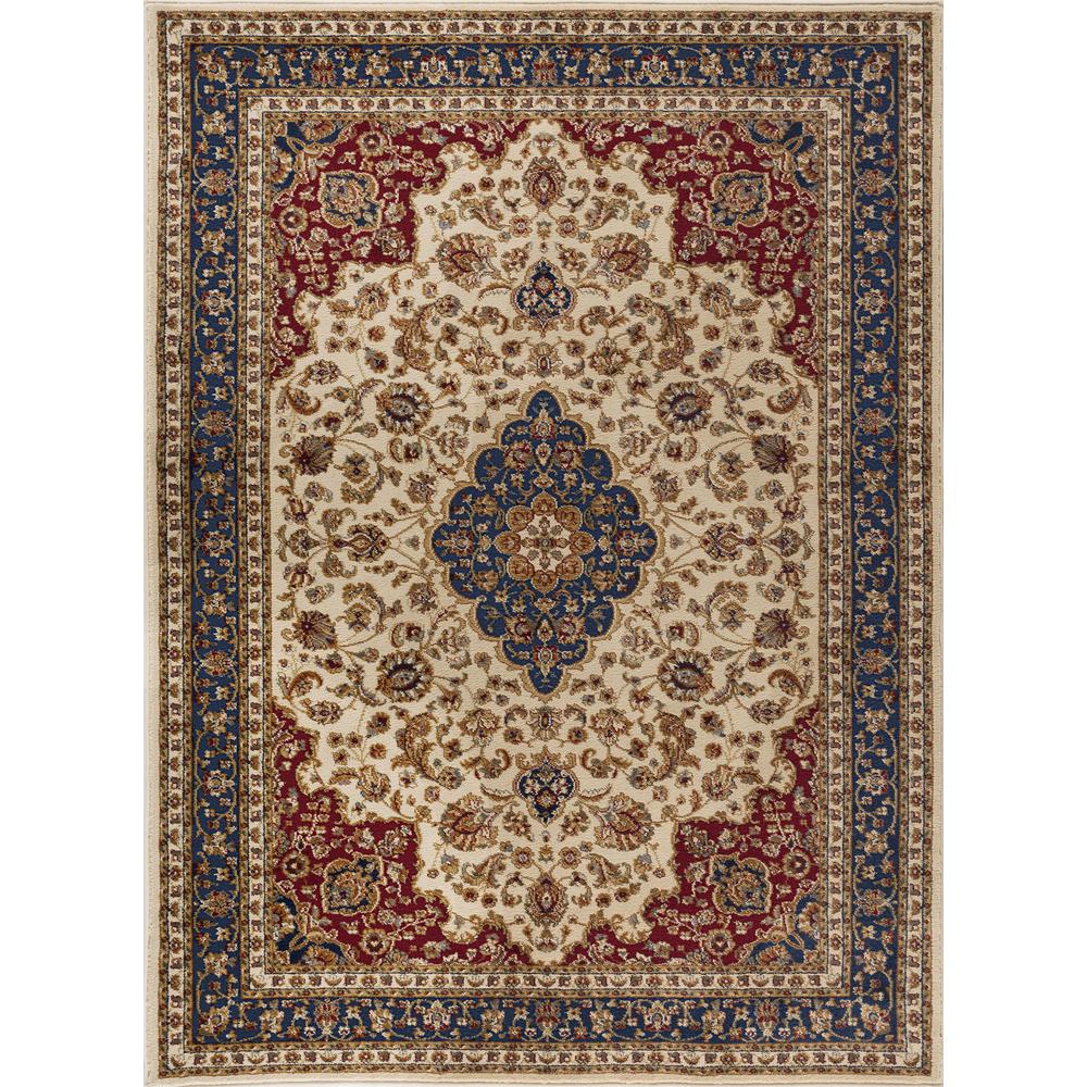 Tayse Rugs Sensation Beige 8 ft. x 11 ft. Traditional Area RugSNS4782 8x11 The Home Depot