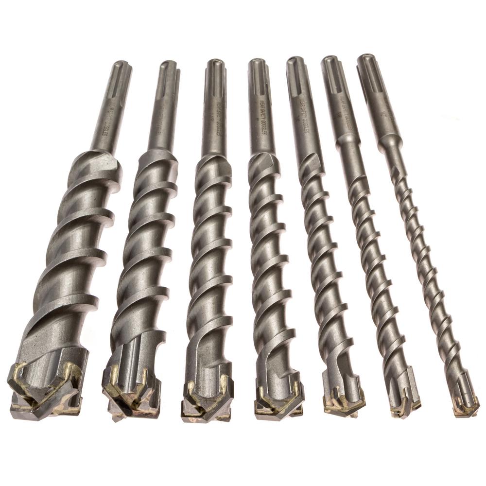Masonry Drill Bit Set SDS Max!!! 11 Piece Carbide Tipped BIT