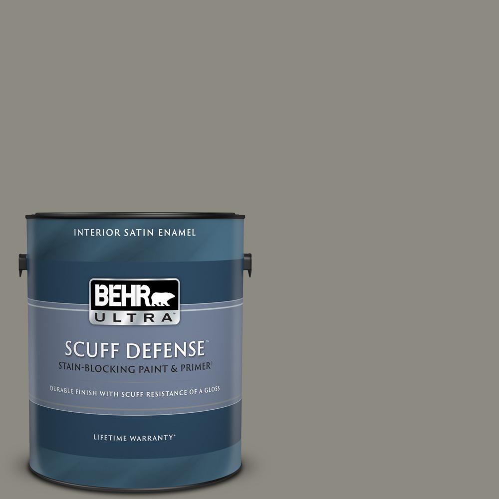 BEHR ULTRA 1 gal. BXC55 Concrete Sidewalk Extra Durable Satin Enamel