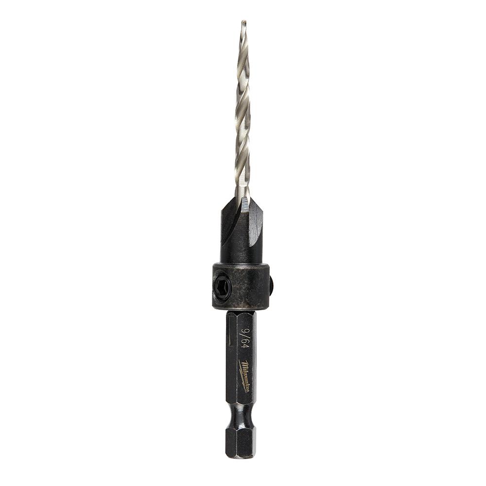drill with countersink bits