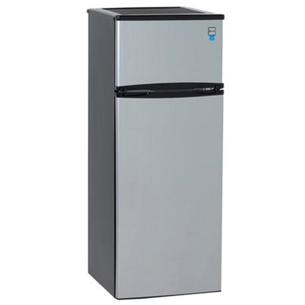 Magic Chef 10 1 Cu Ft Top Freezer Refrigerator In Black Hmdr1000be Apartment Size Top Freezer Refrigerator In Black And
