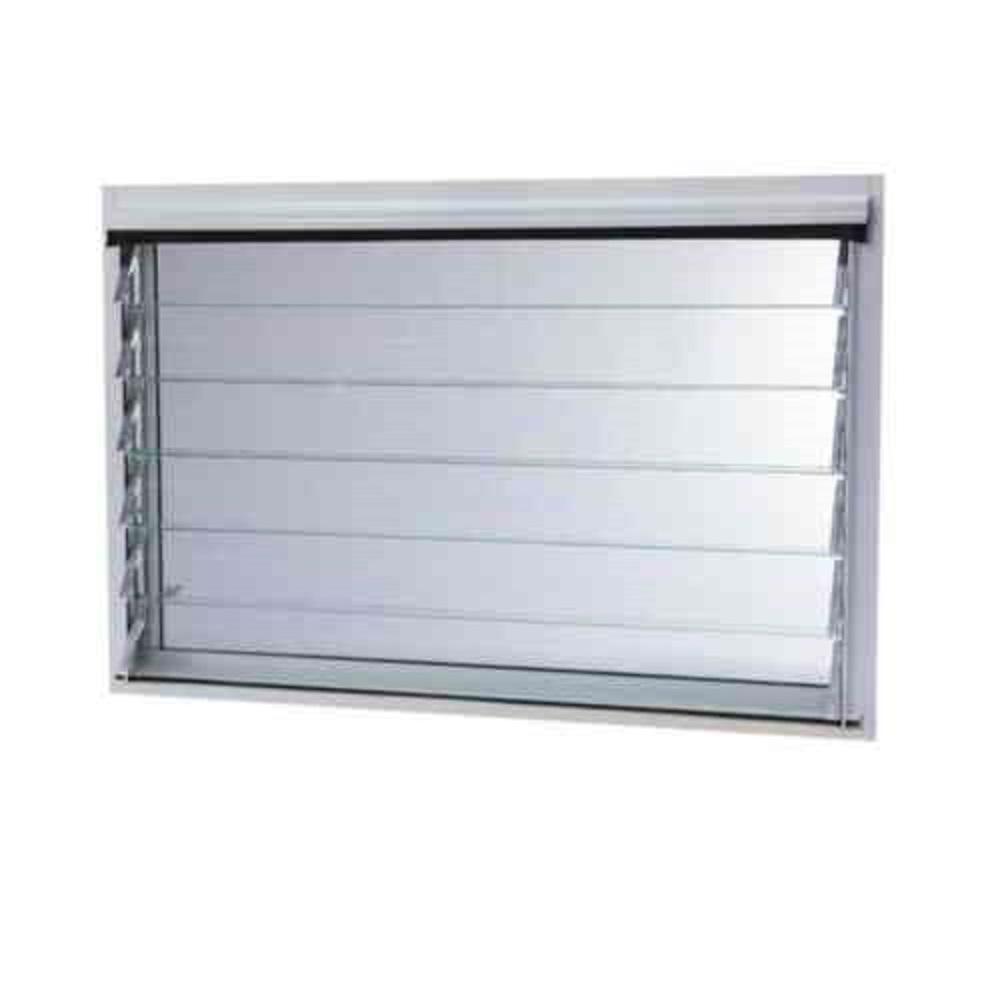 TAFCO WINDOWS 36 In X 2487 In Jalousie Utility Louver Awning
