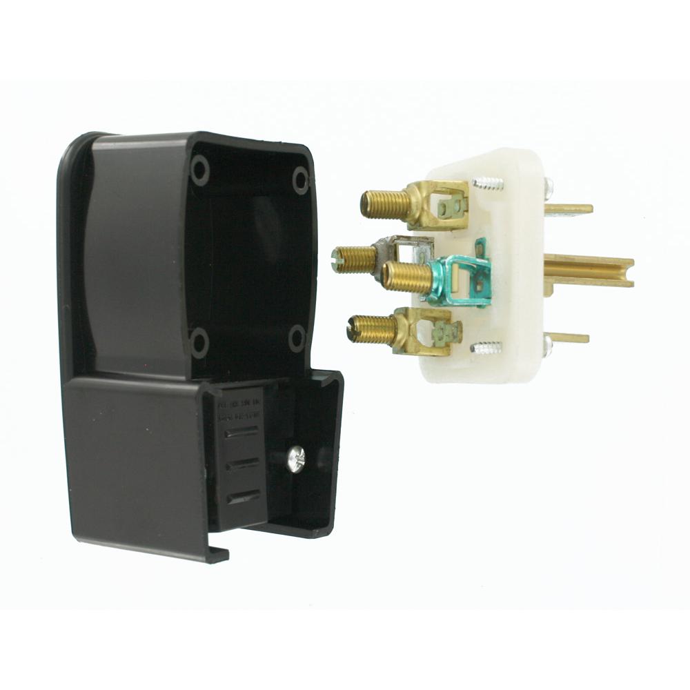 60 Amp Cable Junction Box 3 Terminals for 4-25mm2 Wire Joint Connector Brown