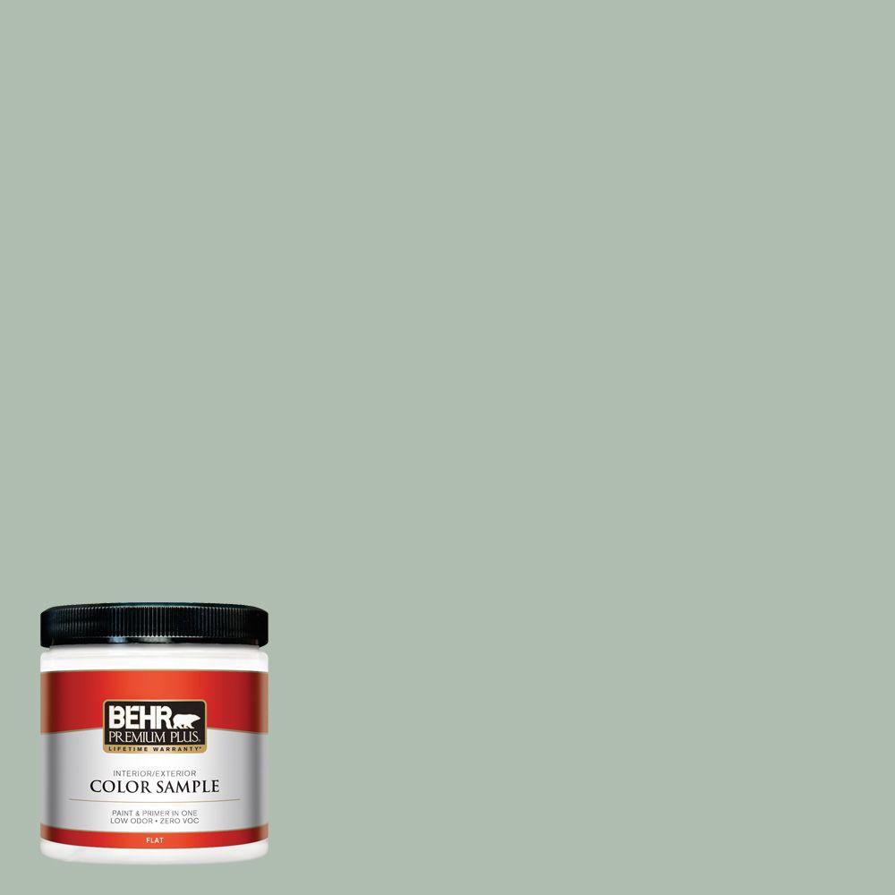 Behr Premium Plus 8 Oz 450e 3 Southern Breeze Flat Interior 450e 3 Southern Breeze Flat Interior Exterior
