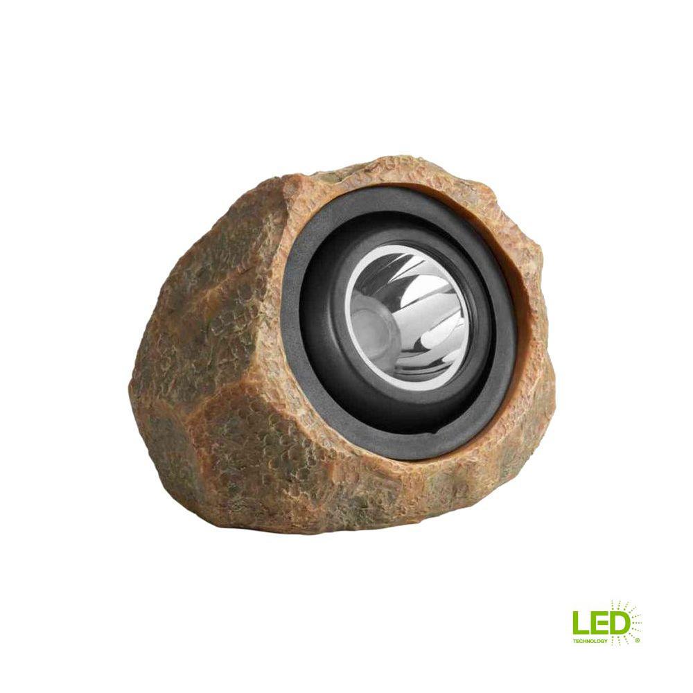 Hampton Bay 1 Light Solar Outdoor Integrated Led Rock Spot Hampton Bay 1 Light Solar Outdoor Integrated Led Rock Spot
