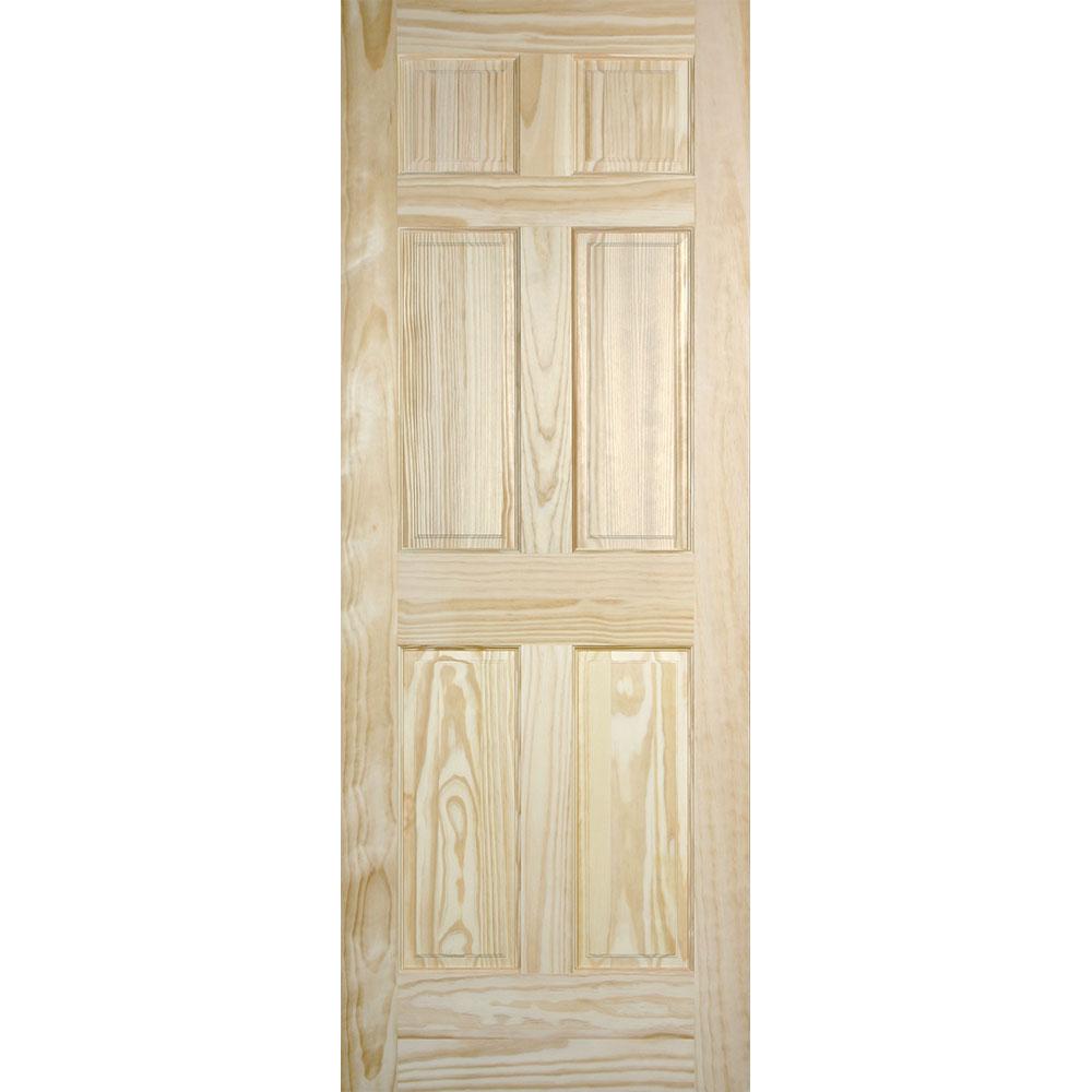 Solid core 6 panel interior doors