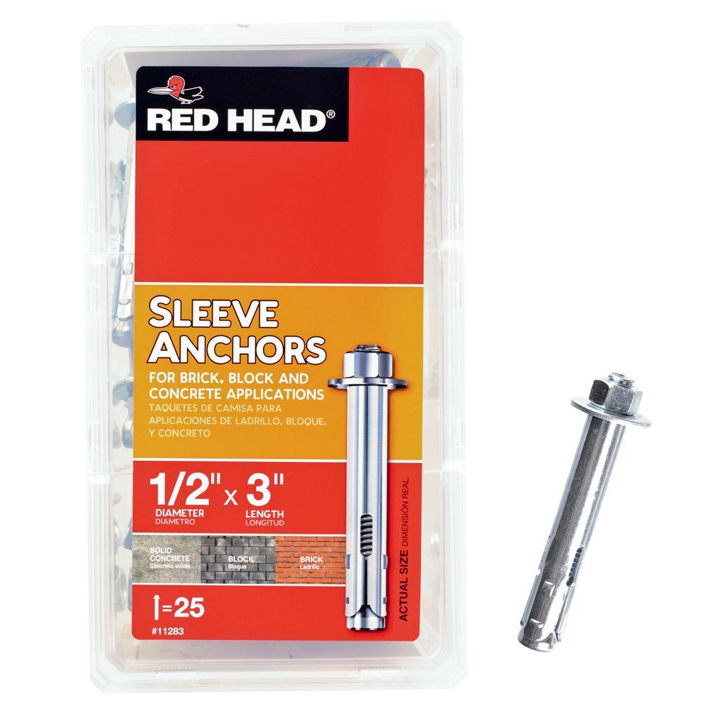 substituting redhead for hilti anchors