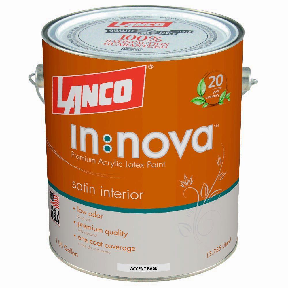 Lanco Innova 1 Gal. White Satin Interior PaintIN27604 The Home Depot