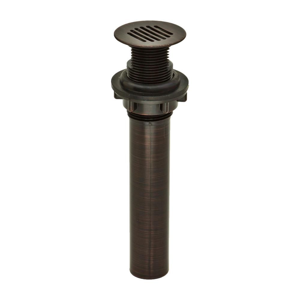 Decodrain Grid Strainer Drain For Bathroom Vanity Lavatory Vessel Sink Body Without Overflow In Oil Rubbed Bronze