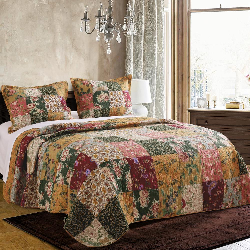 Fl Quilts Bedspreads Bedding Sets The Home Depot