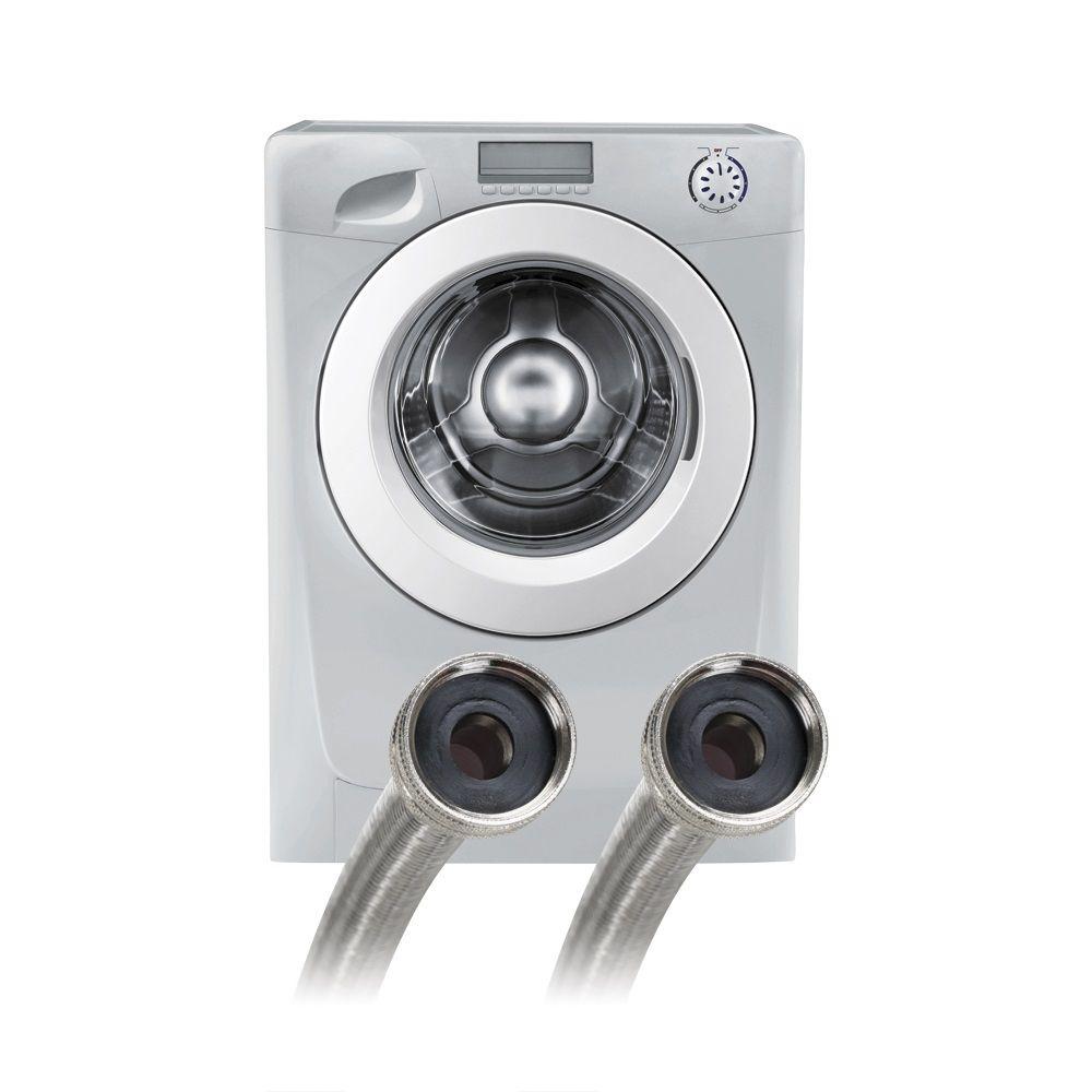 Fluidmaster 3/4 in. Hose X 3/4 in. D Hose 60 in. Stainless Steel Washing Machine Supply Line
