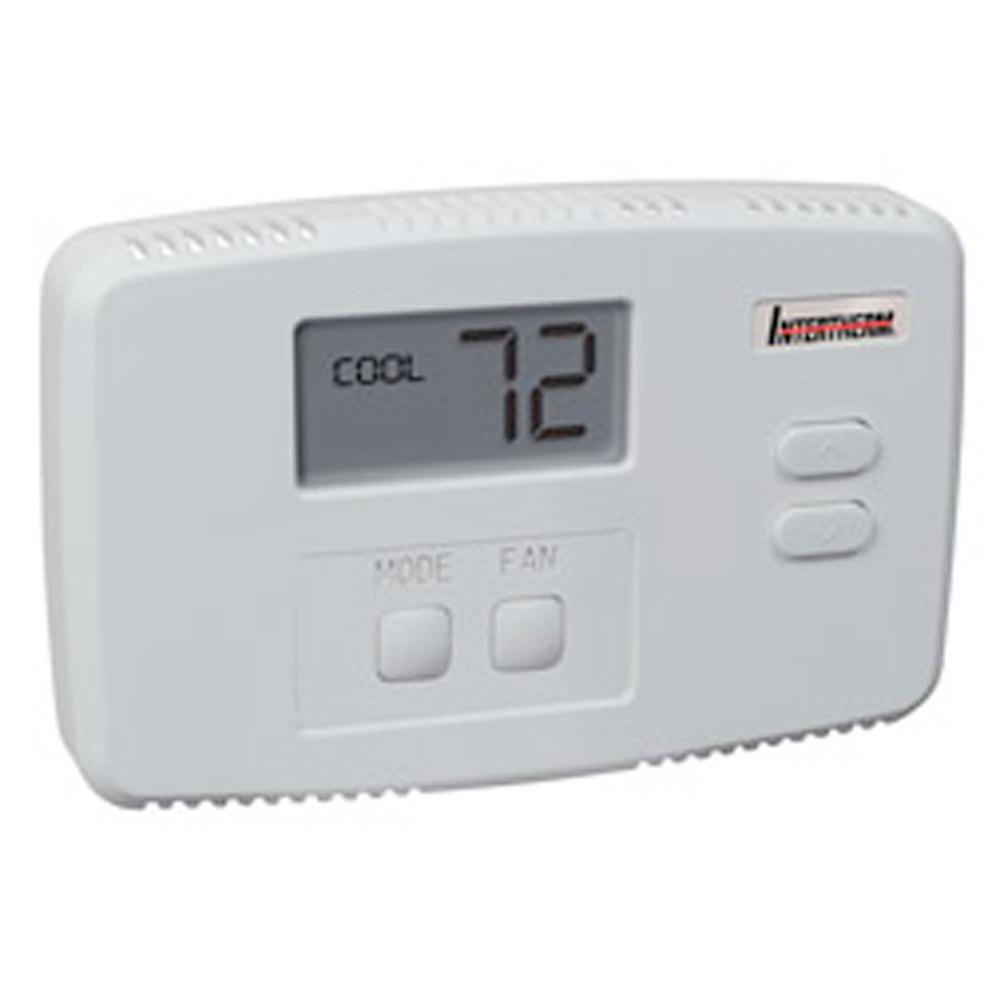 INTERTHERM Wall Thermostat Heat Only in White903994 The Home Depot