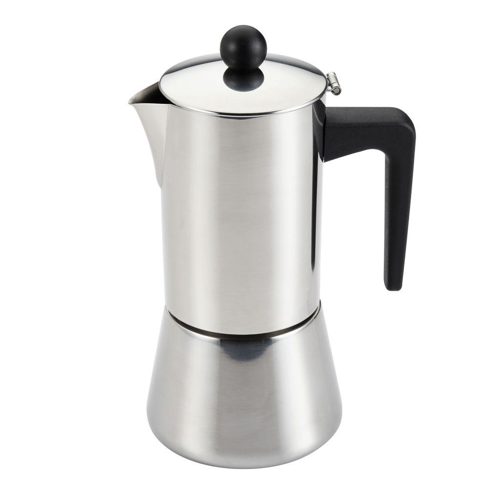 Bonjour 6 Cup Stovetop Espresso Maker In Stainless Steel 53917 The Bonjour 6 Cup Stovetop Espresso Maker In Stainless Steel