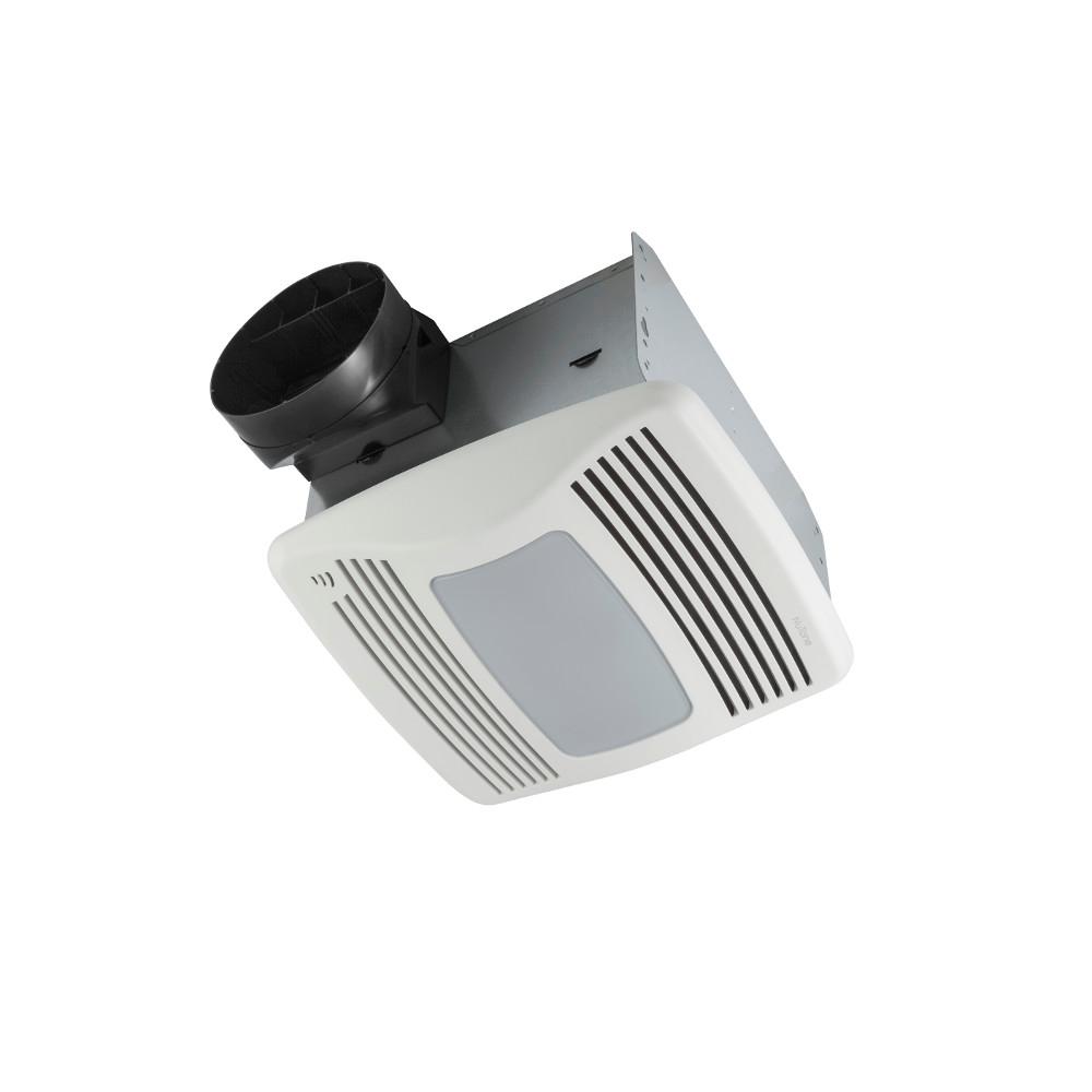 10 5 Bath Fans Bathroom Exhaust The Home Depot Qt Series Very Quiet 110 Cfm Ceiling Bathroom Exhaust Fan With Light Night And