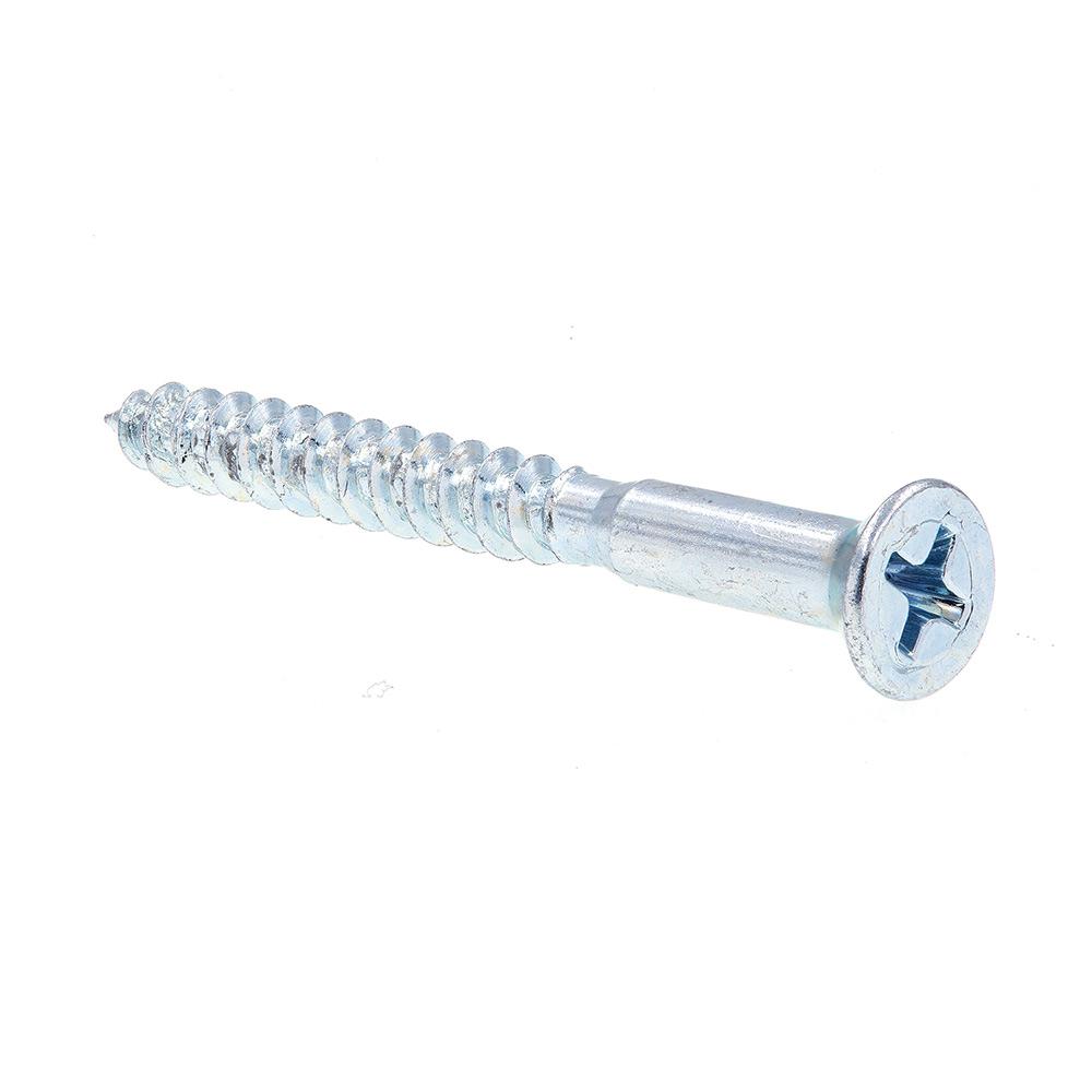 The Hillman Group 1855 8 x 1 Brass Round Head Slotted Wood Screw 20-Pack
