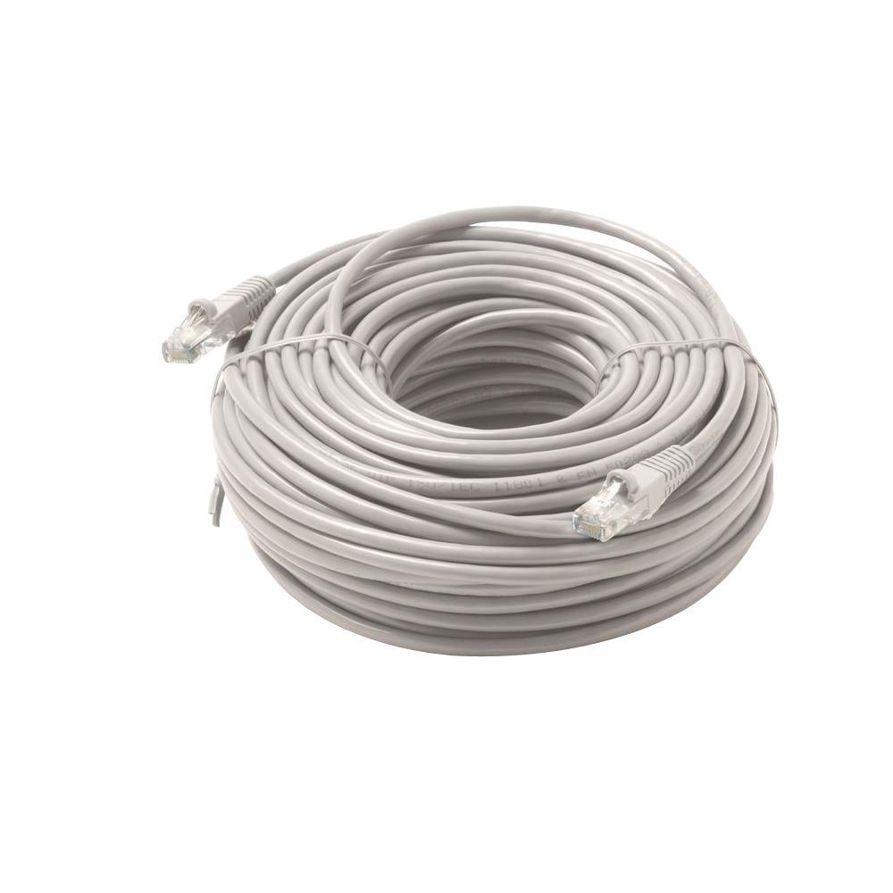 Steren 50 ft. Molded Cat5E UTP Patch Cord GreyST308650GY The