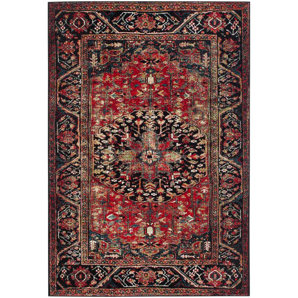 Safavieh Vintage Hamadan Red Multi 6 Ft 7 In X 9 Area Rug Safavieh Vintage Hamadan Red Multi 6 Ft 7 In X 9