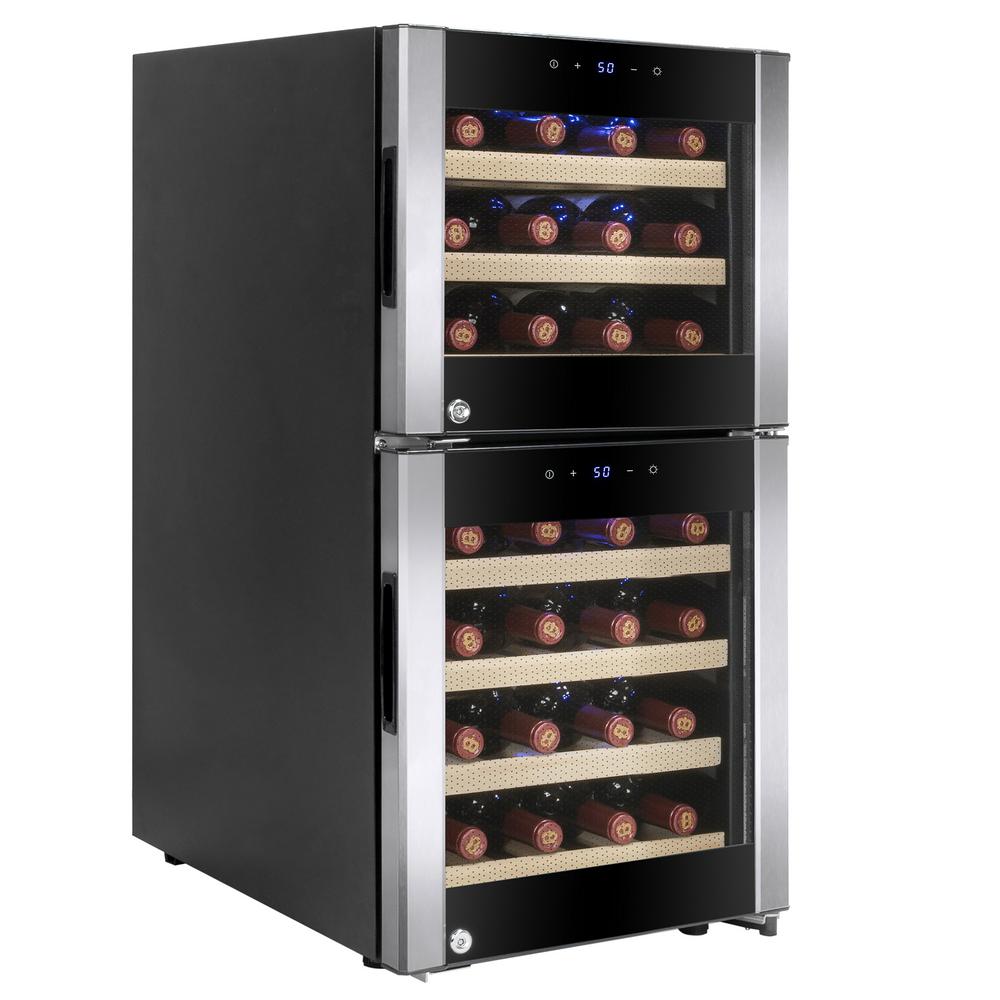 AKDY 15.75 in. 33Bottle Compressor Wine CoolerHDWC0039 The Home Depot