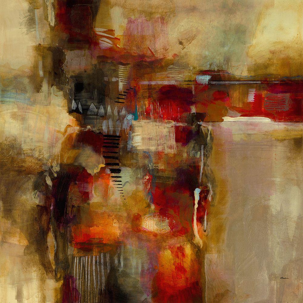 Home Decorators Collection 16 in. x 16 in. "Energy I" by Randy Hibberd Gallery Wrapped Canvas