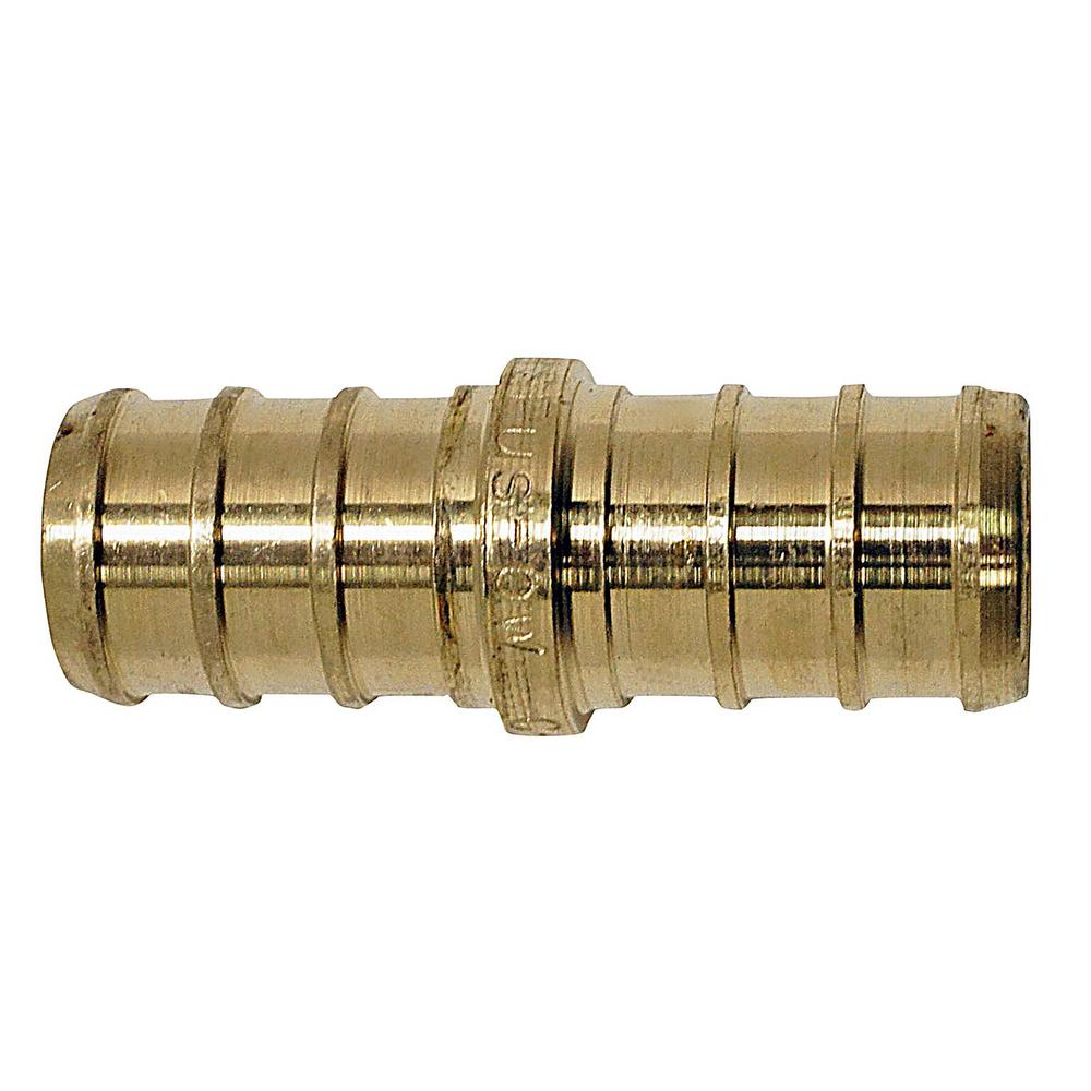 Apollo 1/2 in. Brass PEX Barb Coupling (10-Pack)-APXC121210PK - The ...