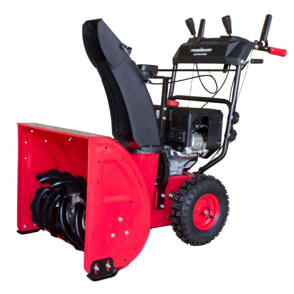 Menards Snow Blowers >> Powersmart 24 In 212 Cc Two Stage Electric Start Gas Snow Blower Menards Snow Blowers >> Powersmart 24 In 212 Cc Two Stage Electric Start Gas Snow Blower