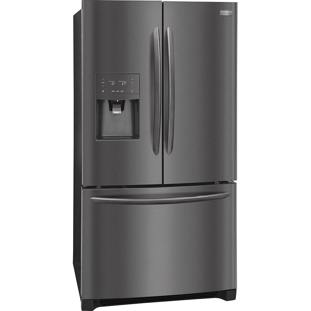 Frigidaire Gallery 21 9 Cu Ft French Door Refrigerator In Black