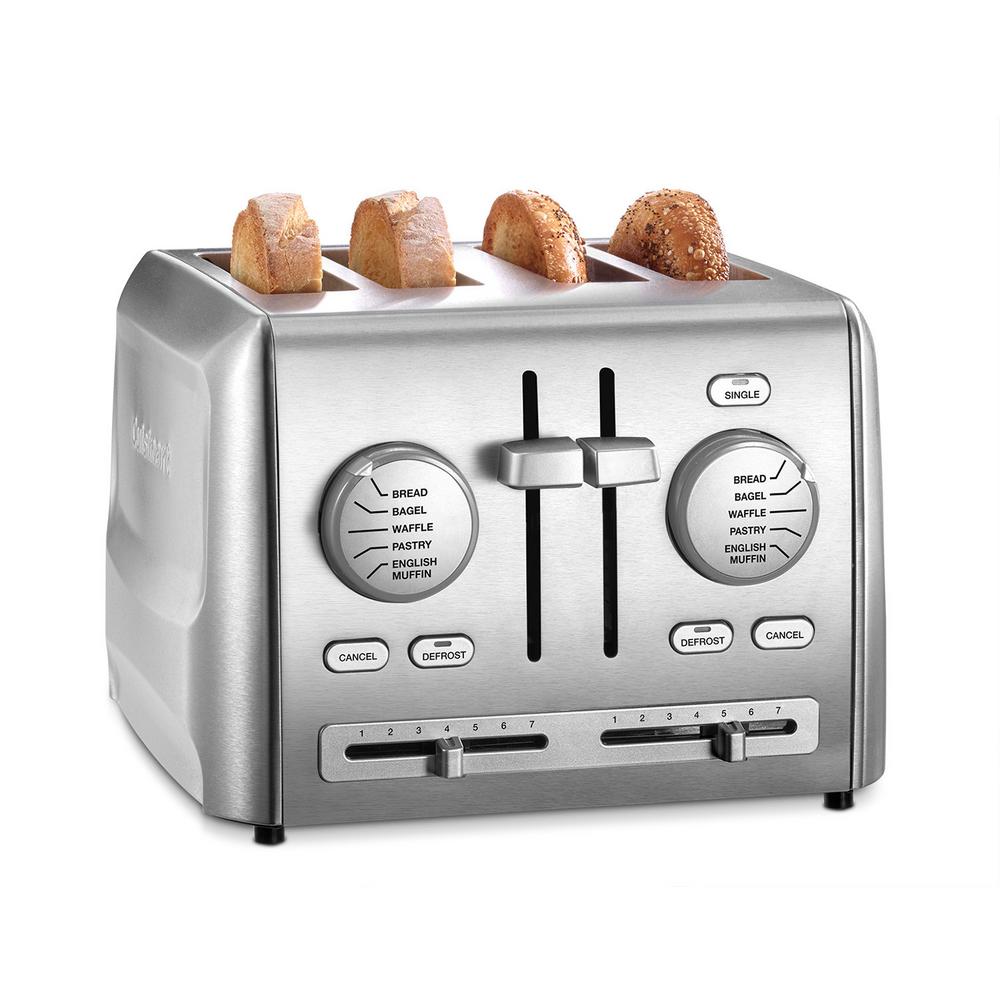 Cuisinart 4Slice Stainless Steel Custom Select Toaster CPT640 The