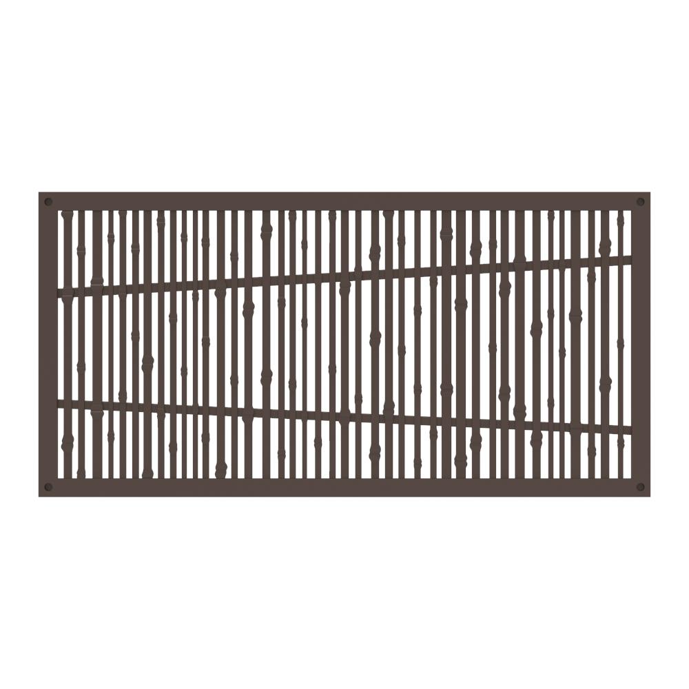 Brown Vinyl Lattice Lattice The Home Depot