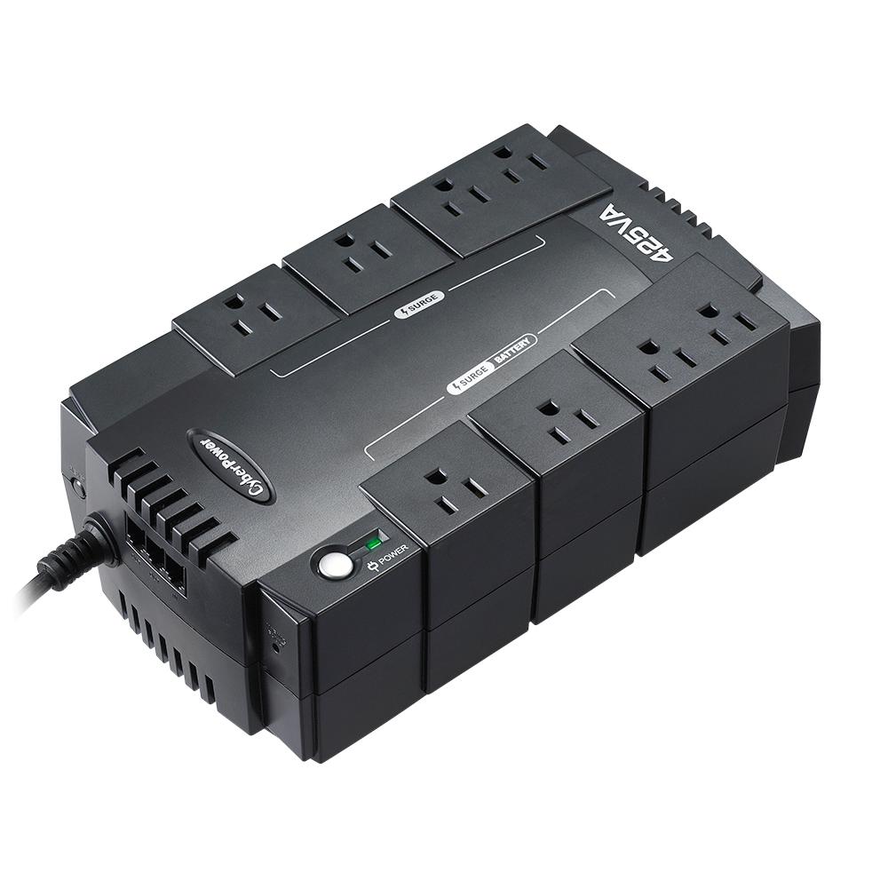 425-Volt 8-Outlet UPS Battery Backup