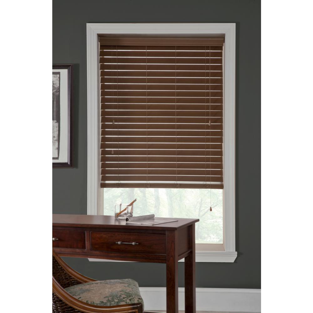 blinds wood faux brown dark window blind cord cordless veneta custom decorifusta depot enhance classic treatments shift designed need type