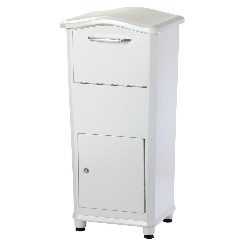 architectural-mailboxes-elephantrunk-parcel-drop-box-in-white-6900w