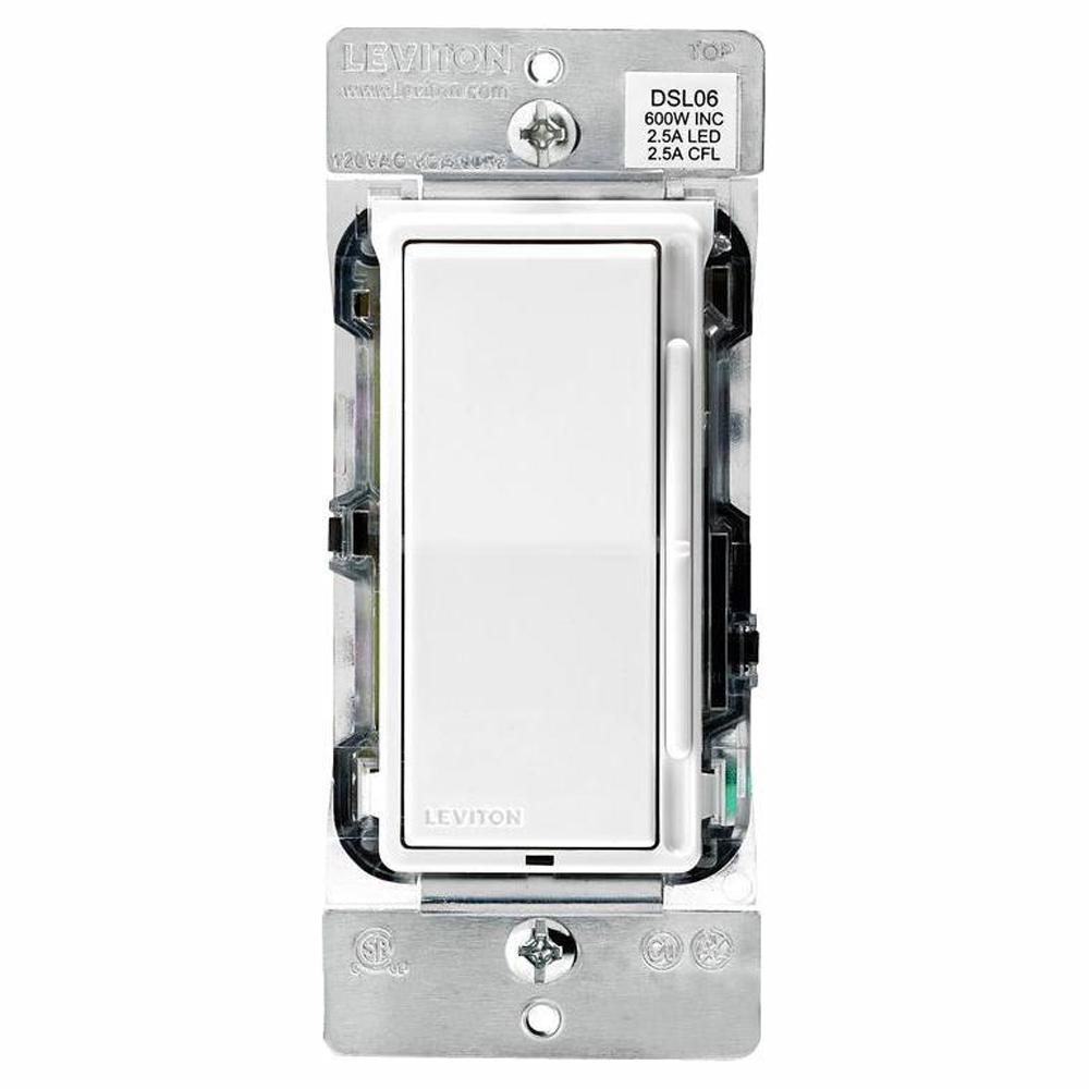 Leviton Decora 15 Amp 3-Rocker Combination Switch, White-R62-01755-0WS ...