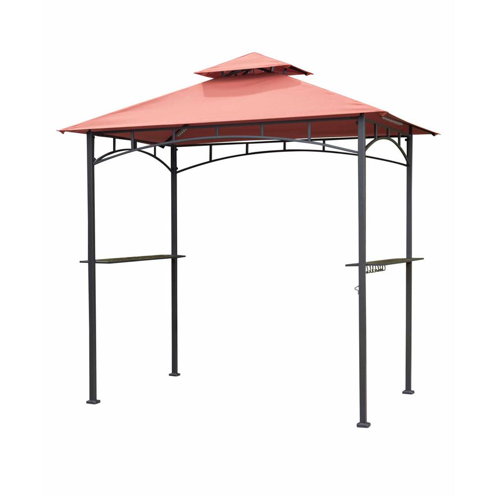 Grill Gazebos Sheds Garages Outdoor Storage The Home Depot Grill Gazebo With Canopy