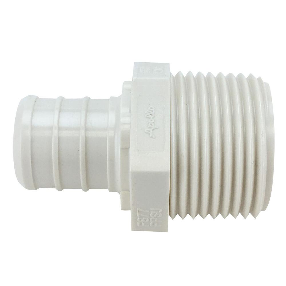 Apollo 3/4 in. Plastic PEX Barb x Male Pipe Thread Adapter Jar (25Pack