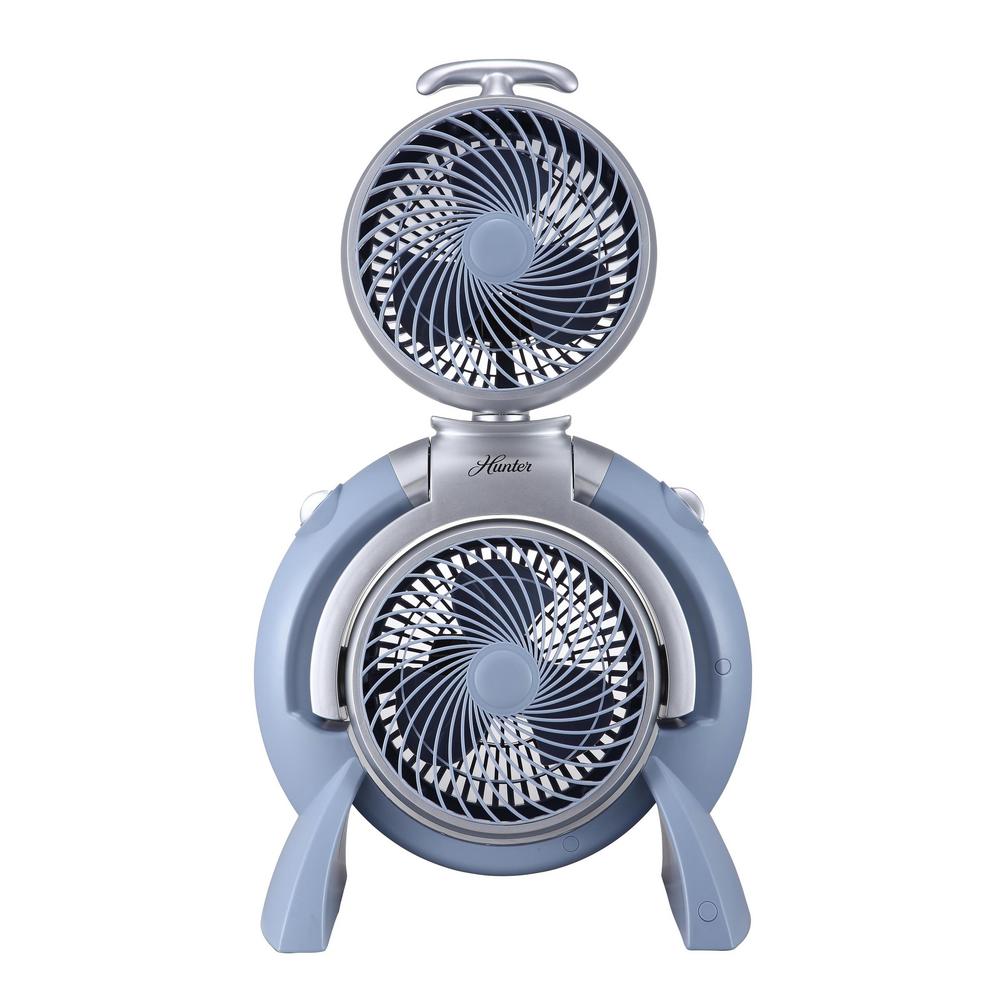 Hunter Adjustable-Position 10 inch 3-Speed Dual Tower Fan by Hunter