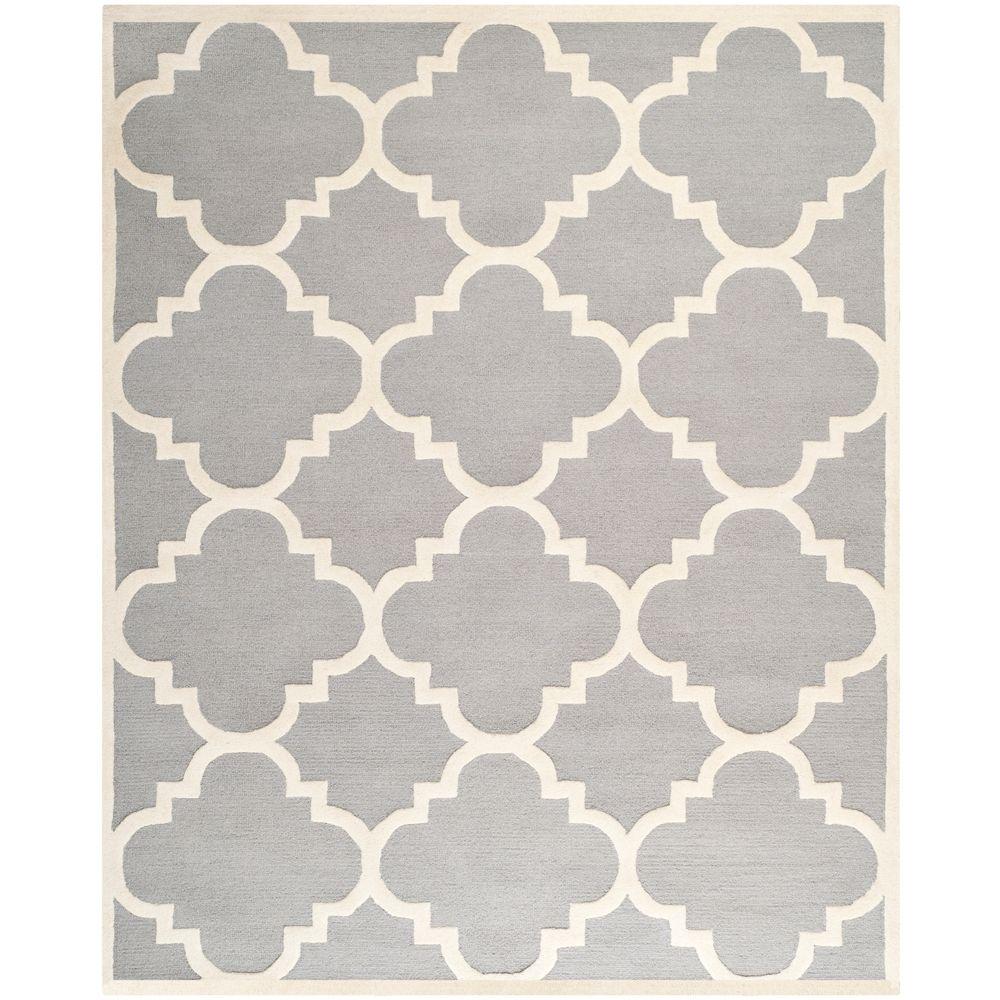 Safavieh Cambridge Silver Ivory 10 Ft X 14 Area Rug