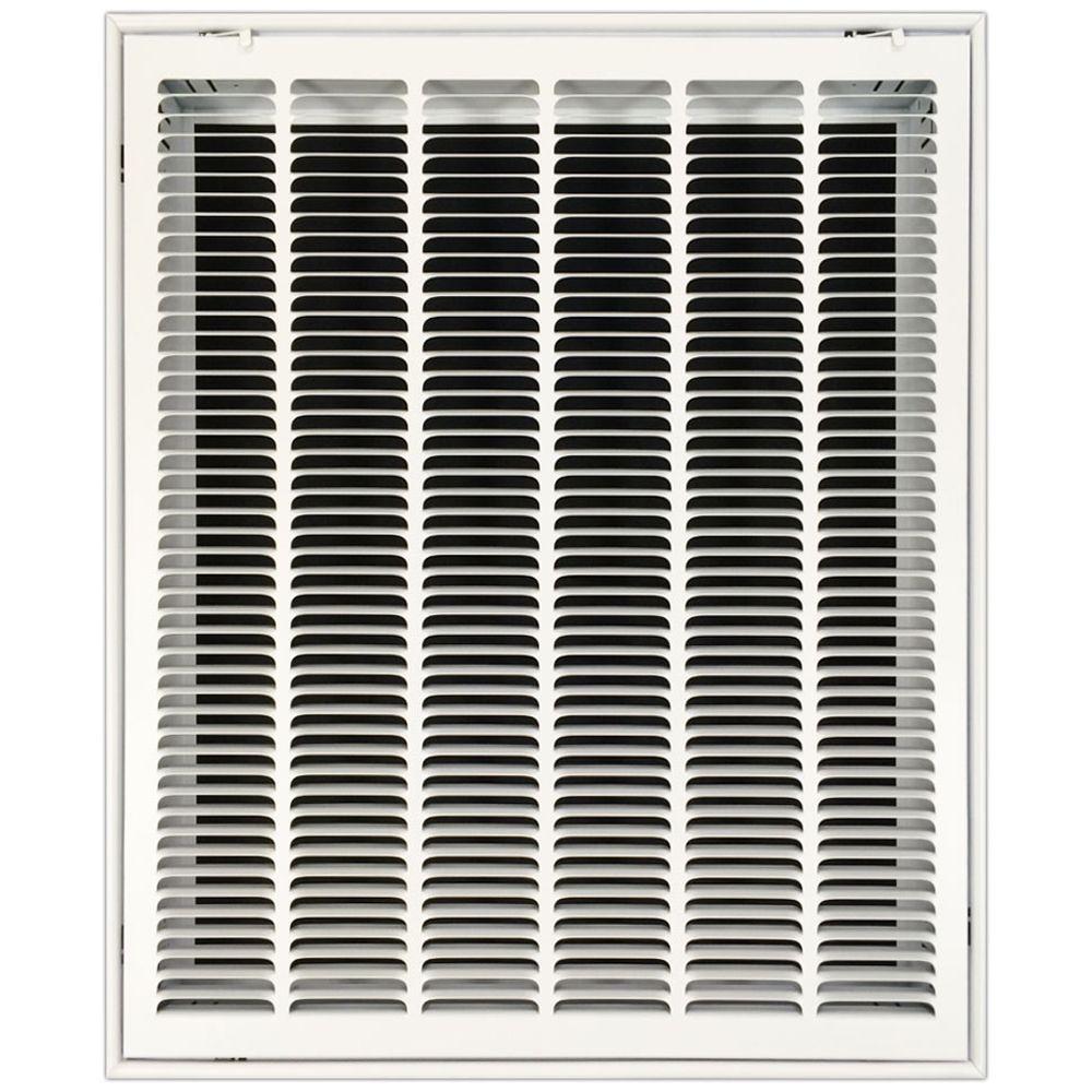 TruAire 14 in. x 30 in. White Return Air Filter GrilleH190 14X30 The Home Depot