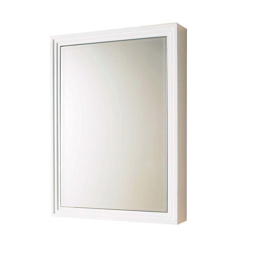 DECOLAV 22 in. W x 30 in. H x 5 in. D Framed SurfaceMount Bathroom Medicine in White