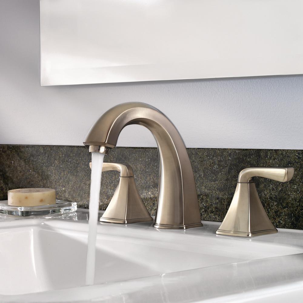 Pfister Selia 8 In Widespread 2 Handle Bathroom Faucet In Brushed