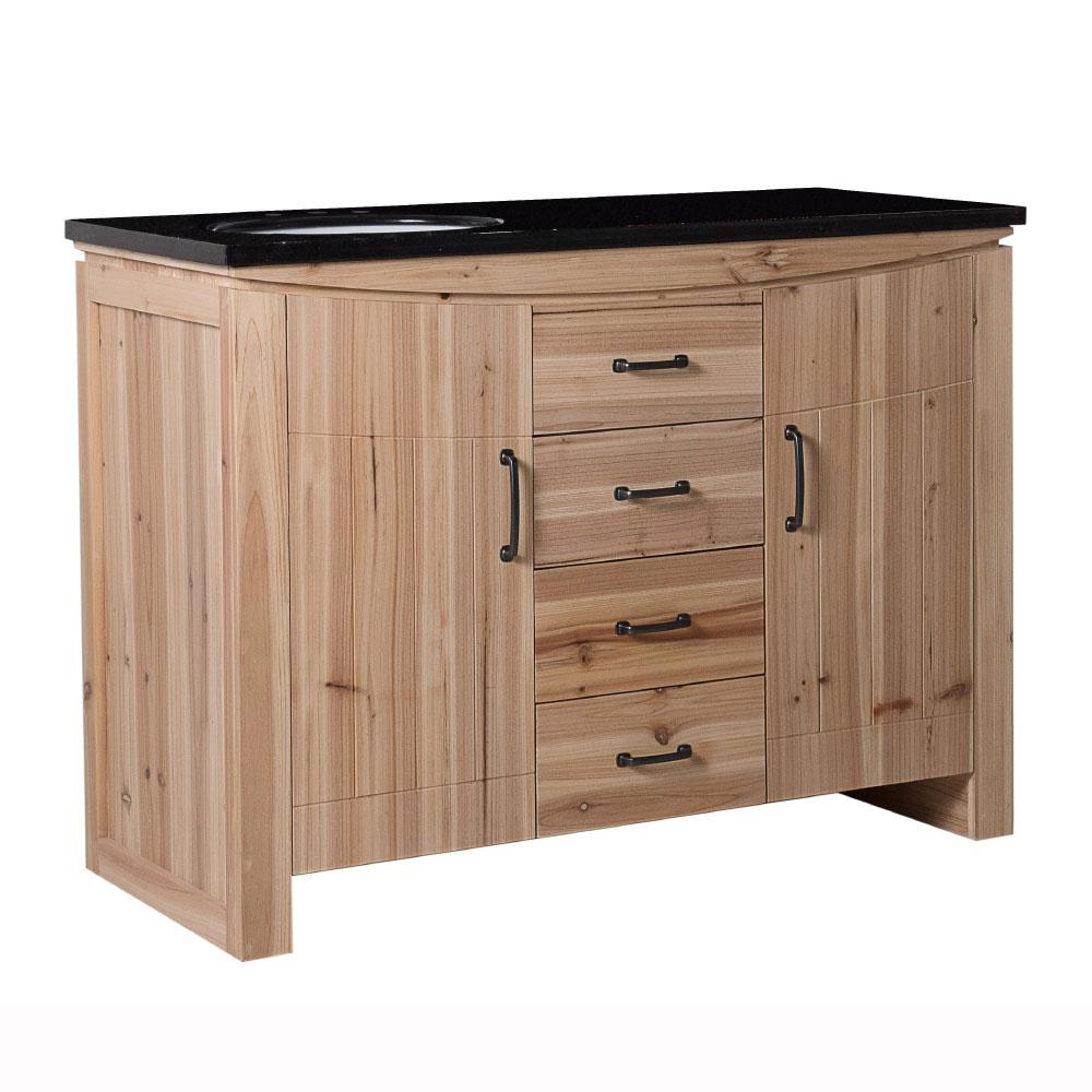 48 Inch Vanities Unfinished Bathroom Bath The Home Vista 48 In W X 22 D 36 H Single