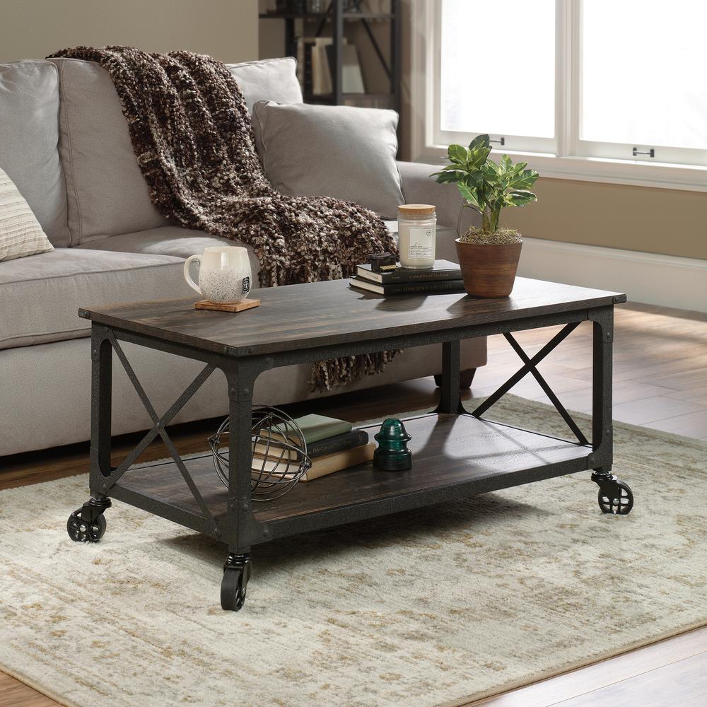 Sauder Casters Coffee Tables Accent Tables The Home Depot