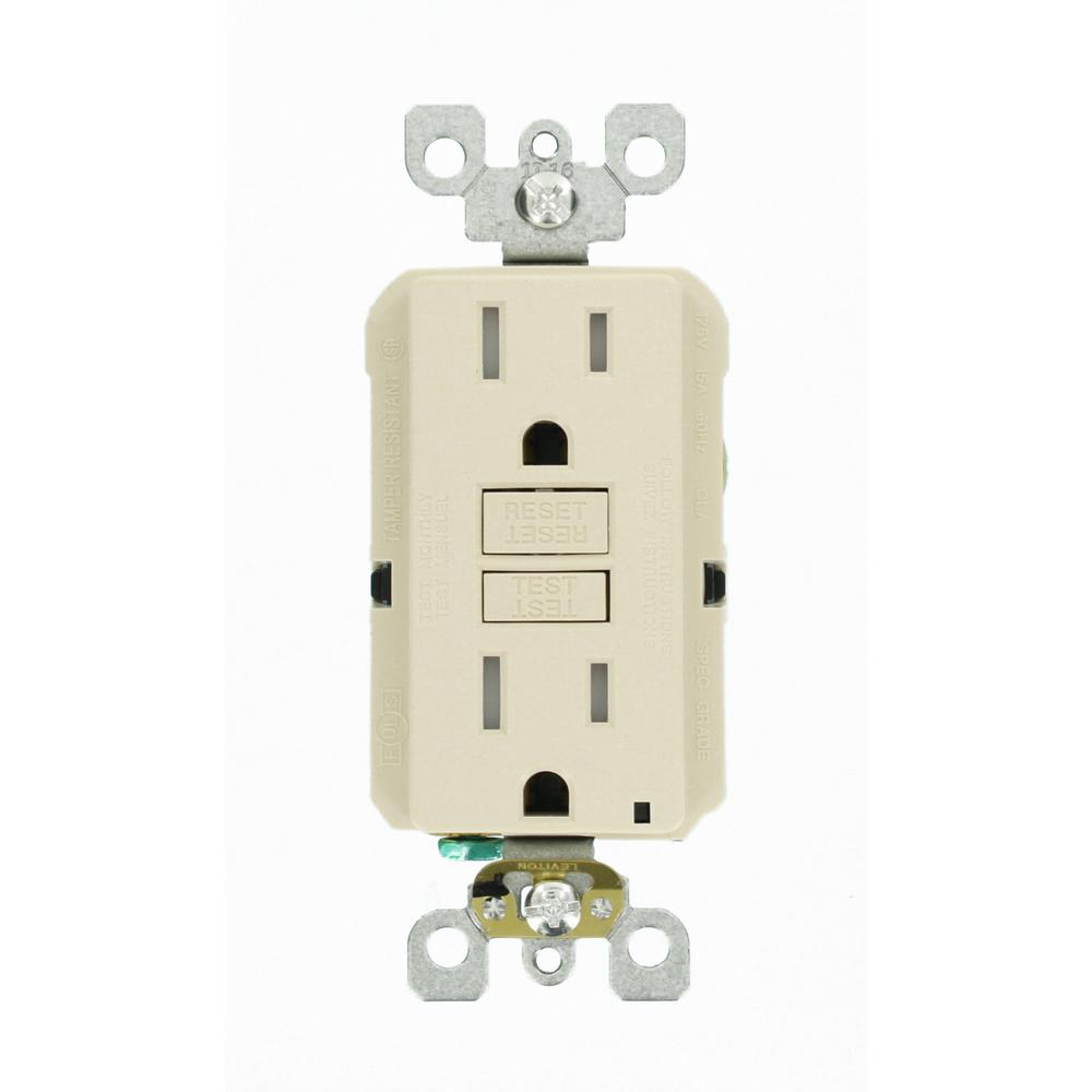 Leviton 15 Amp Smartlockpro Tamper Resistant Gfci Outlet With Audible