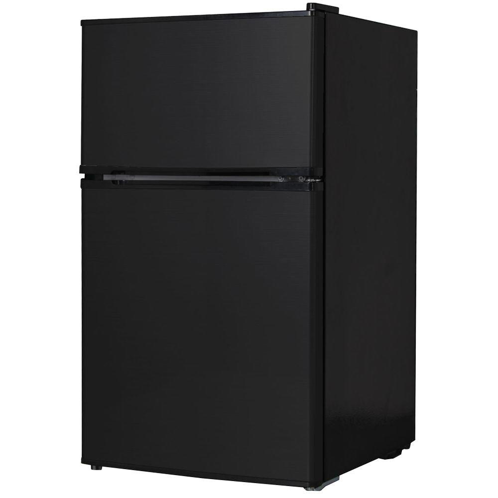 Mini Fridges Appliances The Home Depot Mini 2 Door Fridge In Black Energy Star