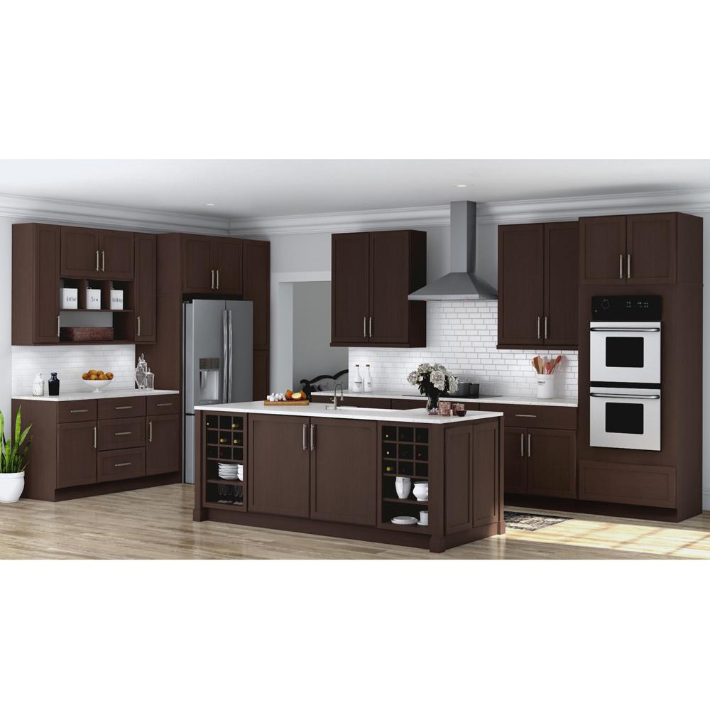 Home Depot Gray Kitchen Cabinets / Hampton Bay Designer Series Edgeley