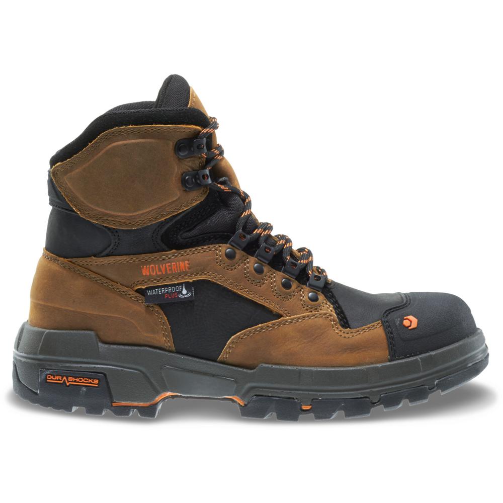 tan composite toe boots