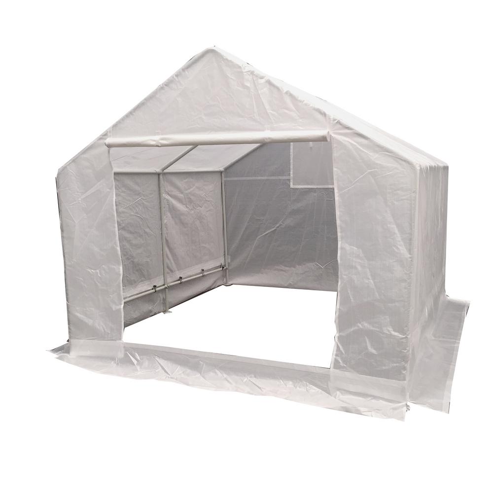 King Canopy 10 ft. x 10 ft. Clear Green House CoverGH1010T The Home Depot