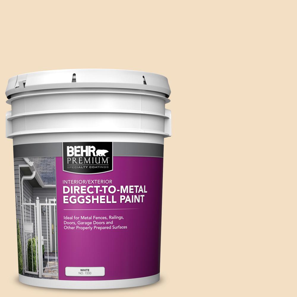 BEHR PREMIUM 5 gal. 22 Navajo White Eggshell Direct to