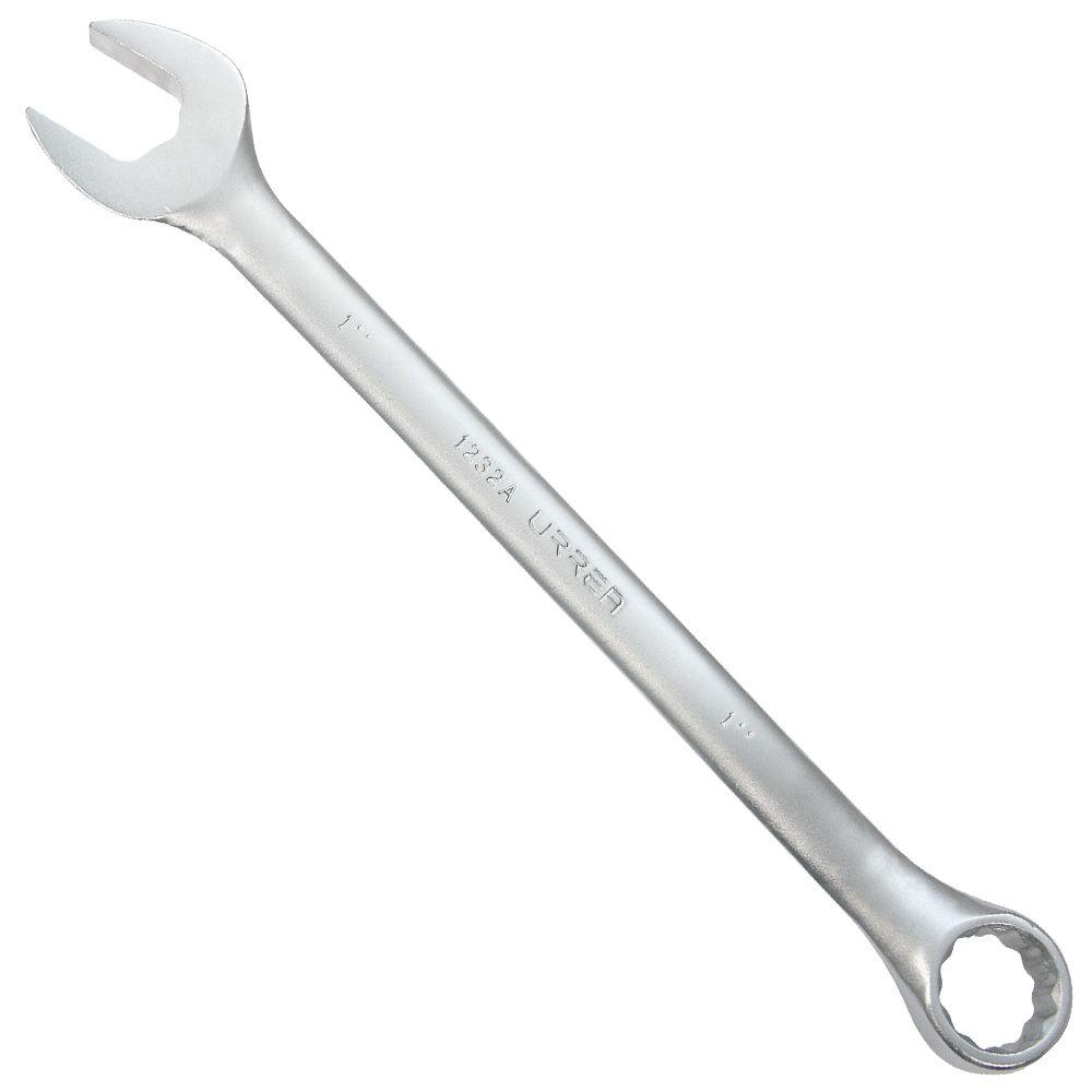 Chrome URREA 1244 1-3//8-Inch 12-Point Combination Wrench